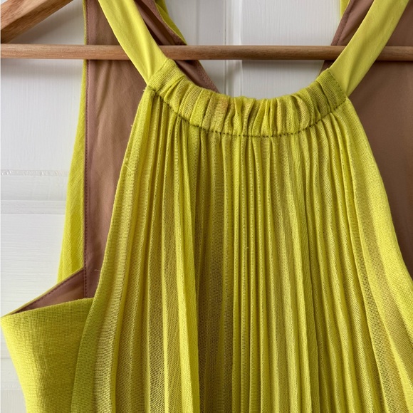 BCBGMaxAzria Yellow Neon Meghan Dress - Picture 4 of 6